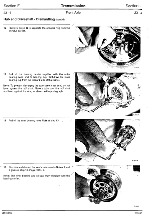JCB 3CX, 4CX Backhoe Loader Service Repair Manual (SN 400001 – 460000) Workshop Guide