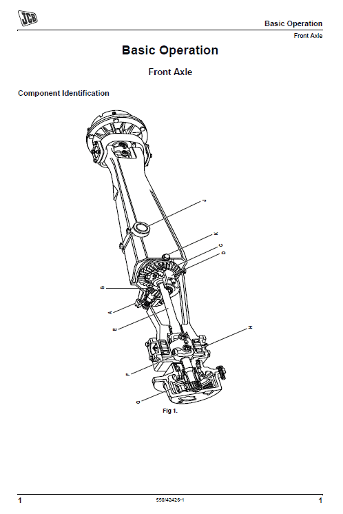 JCB 3DX Backhoe Loader Service Manual Workshop Guide