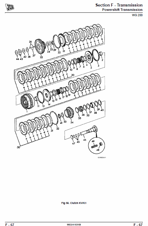 JCB 446, 456 Wheeled Loader Shovel Service Manual Workshop Guide
