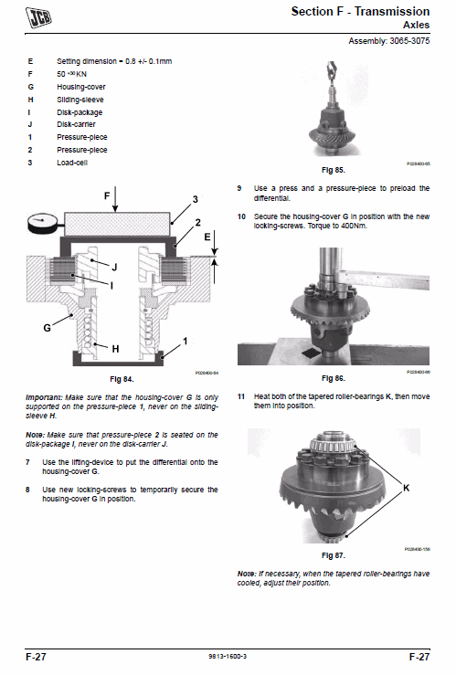 JCB 427, 437, 457 T4i, T4 Wheeled Loader Shovel Service Manual Workshop Guide