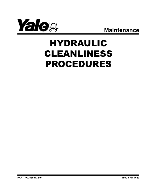 Yale GC040VX, GLC040VX, GC050VX, GLC050VX, GC060VX, GLC060VX Forklift A390 Service Repair Manual Workshop Guide
