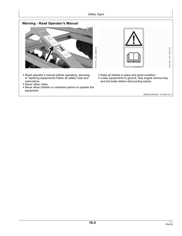 John Deere DH6016 & DH6022 Disc Harrows Operator’s Manual (5BUT991600) Workshop Guide