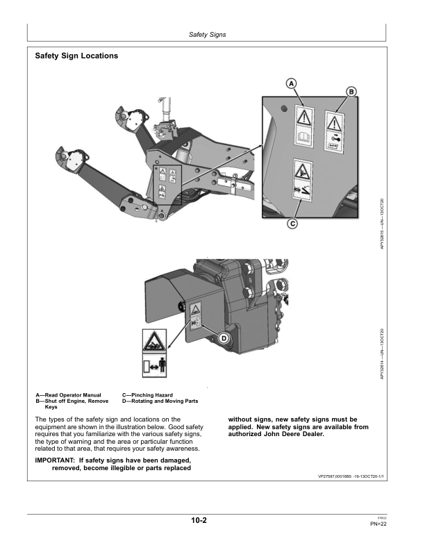 John Deere FH5005, FH5006 Front Hitch Front PTO SJ34226, SJ34227 for 5E BSIII Tractor (India) Operator’s Manual (5PAOMFHFP5E) Workshop Guide