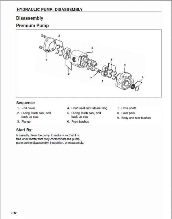 Mitsubishi FBC15K, FBC18K, FBC18KL Forklift Lift Truck Service Manual