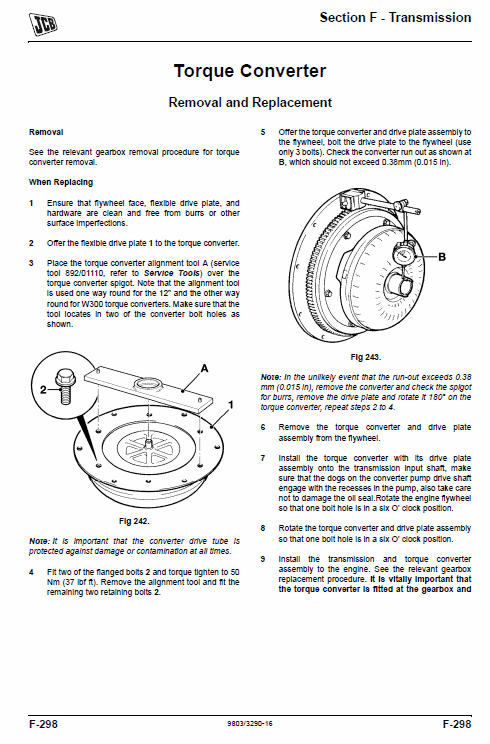 JCB 3C, 3CX, 4CX Backhoe Loader Service Repair Manual (960001 to 1625999) Workshop Guide