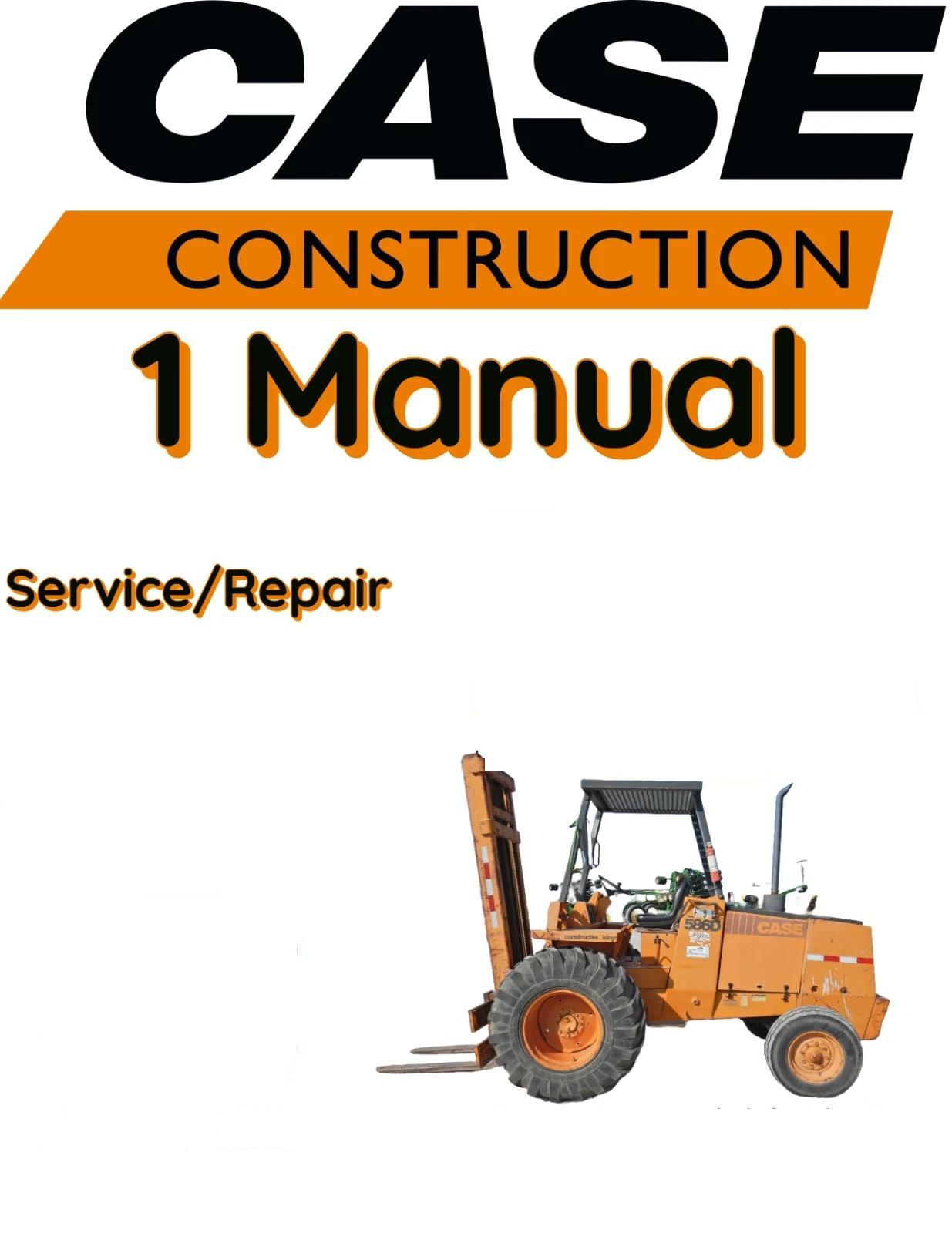 CASE W4 FORKLIFT MANUAL SERVICE REPAIR SHOP