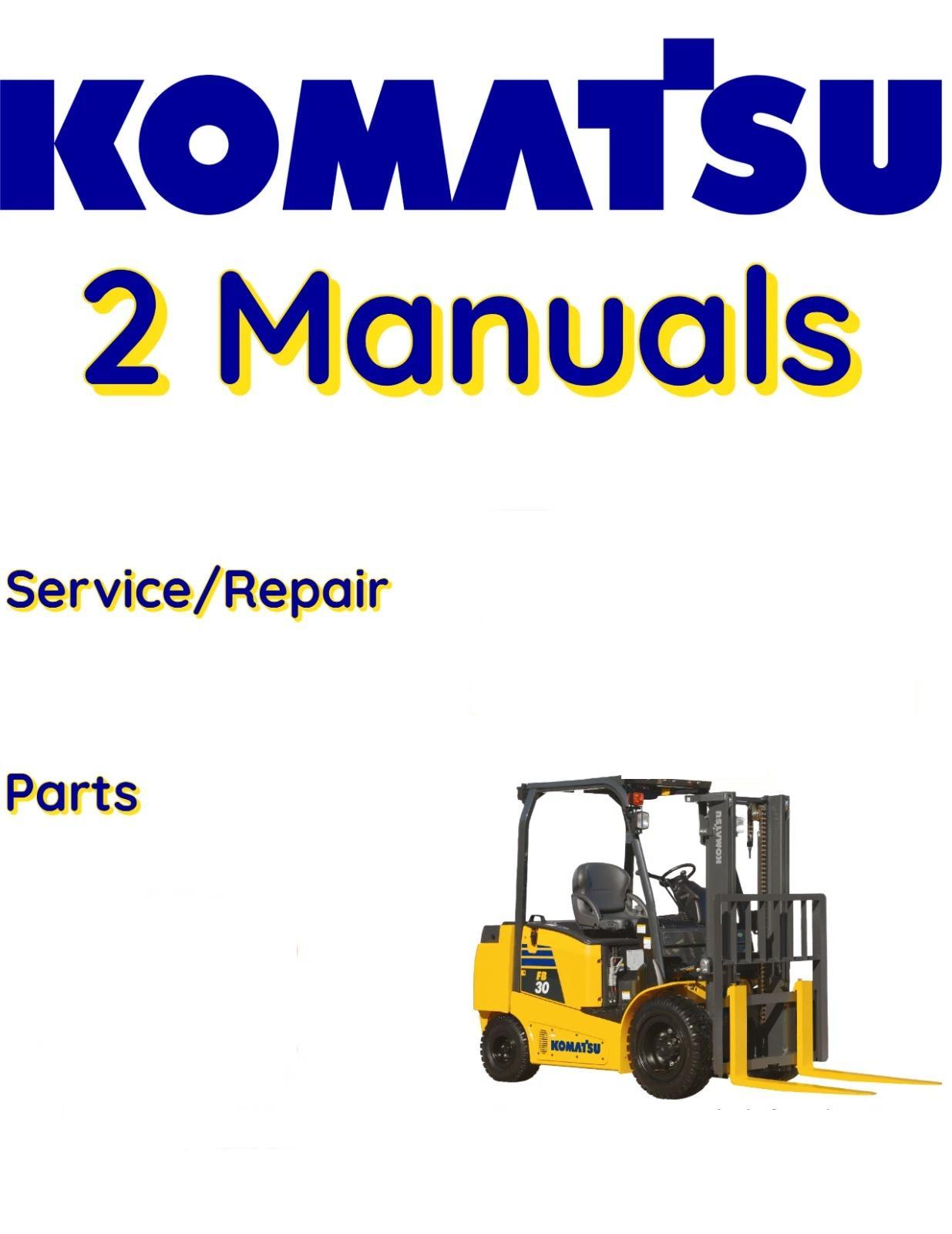 KOMATSU FG28HTUS-16 FORKLIFT SERVICE PARTS REPAIR SHOP MANUAL