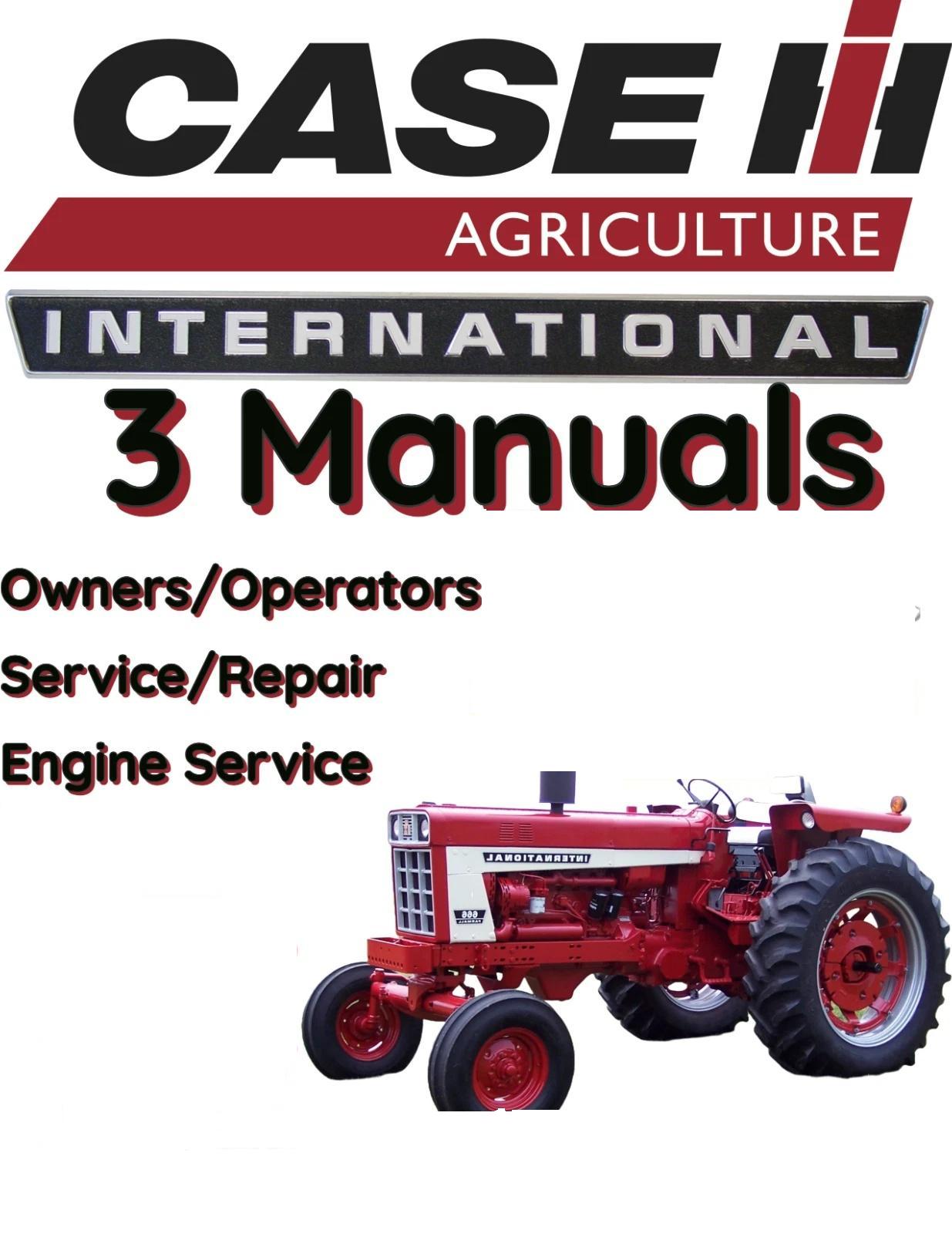 INTERNATIONAL 786 TRACTOR OWNERS SERVICE REPAIR ENGINE OPERATORS MANUAL