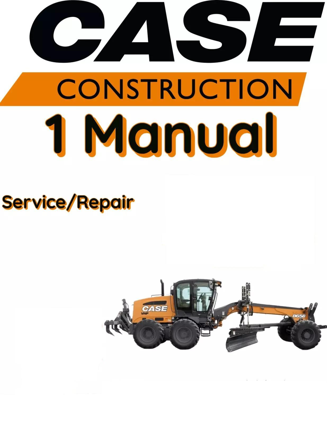 CASE 845B VHP MOTOR GRADER MANUAL SERVICE REPAIR SHOP