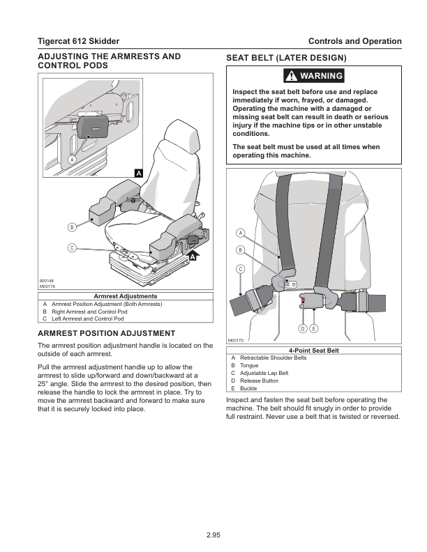Tigercat 612 Skidder Operators and Engine Manual