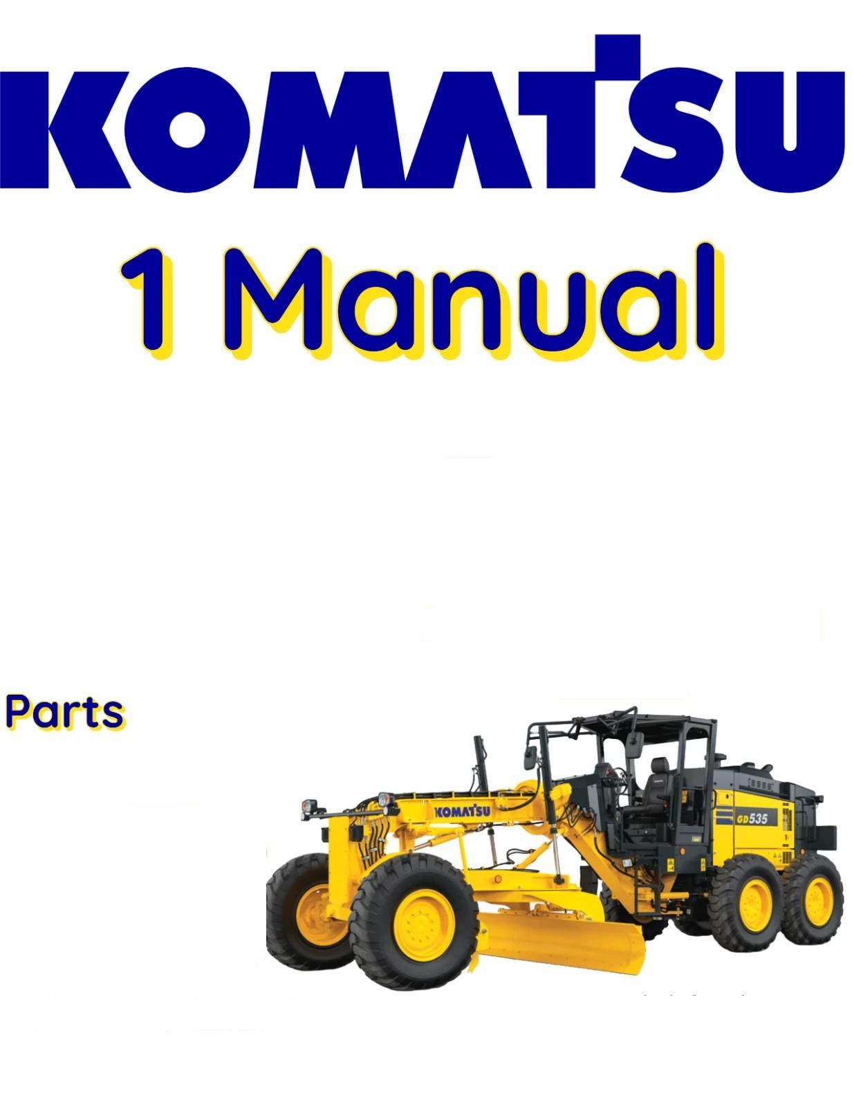 KOMATSU A500 MOTOR GRADER PARTS MANUAL