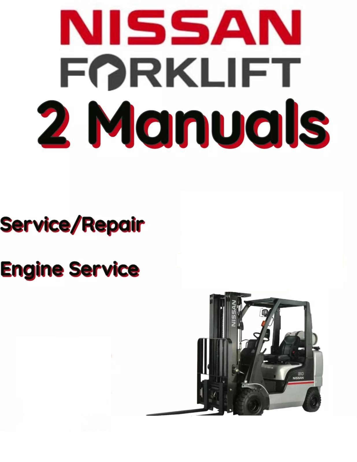 NISSAN FORKLIFT F05 UF05A70U SERVICE ENGINE REPAIR SHOP MANUAL