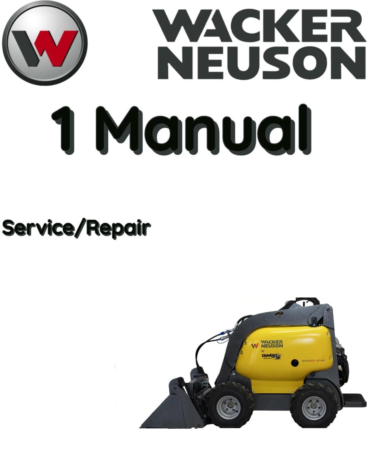 WACKER NEUSON K9-4 DINGO MINI LOADER SERVICE REPAIR SHOP MANUAL
