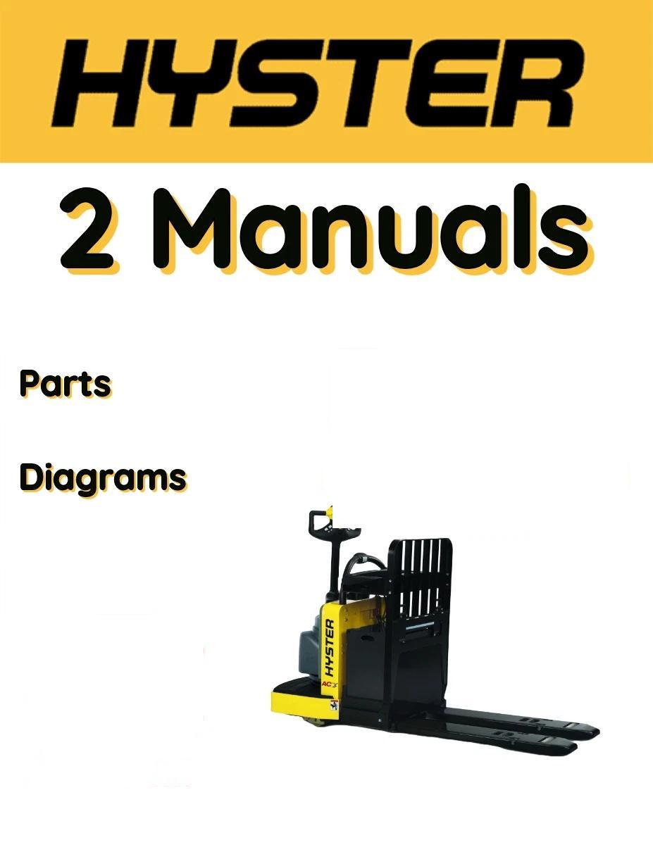 HYSTER PALLET TRUCK (E444) LO5.0T PARTS DIAGRAMS MANUAL