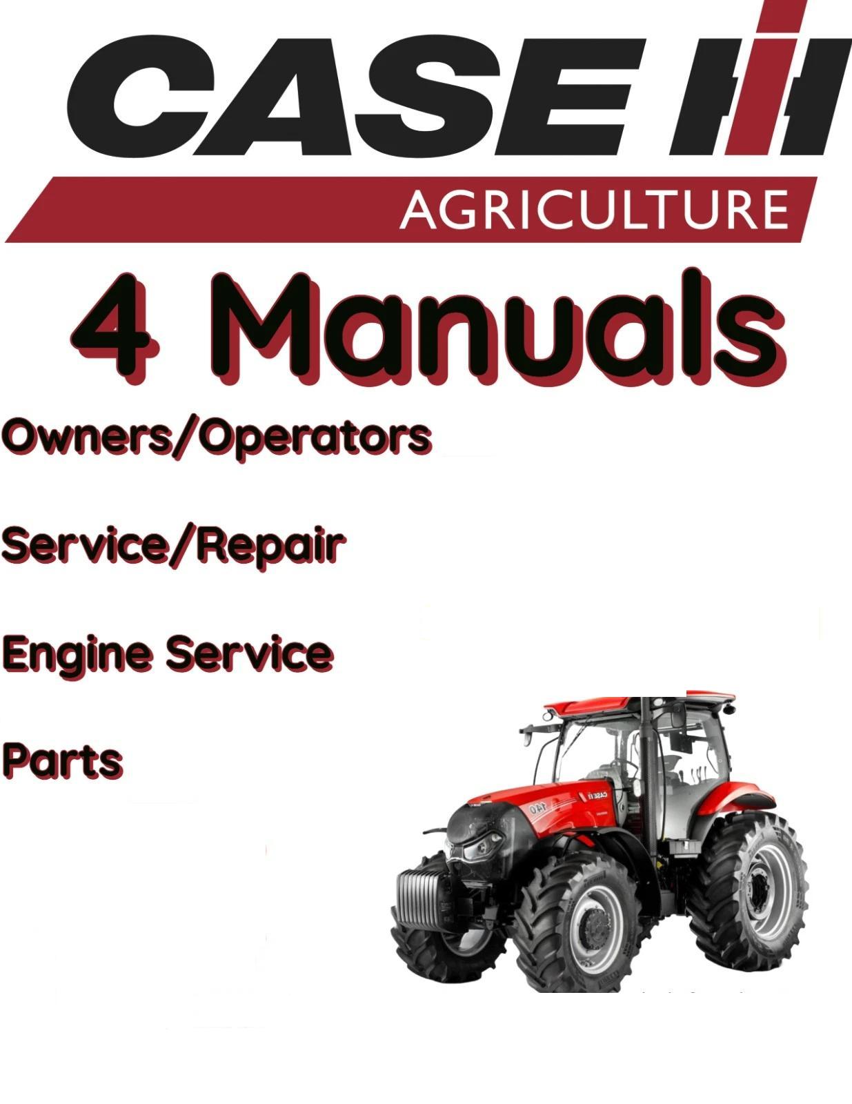 CASE IH MX285 TRACTOR MANUAL OPERATOR SERVICE ENGINE PARTS REPAIR OWNERS
