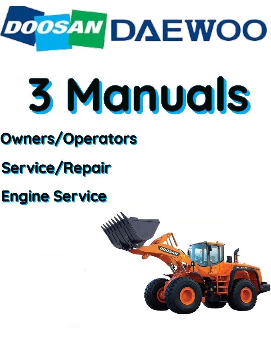 DOOSAN-DAEWOO DL250TC WHEEL LOADER OPERATORS SERVICE ENGINE MANUAL