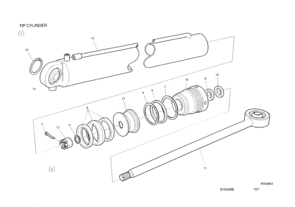 Hitachi AH300 Articulated Dump Trucks (SN 410832.00 – 409832.01–) Parts Catalog Manual – 875049B Workshop Guide