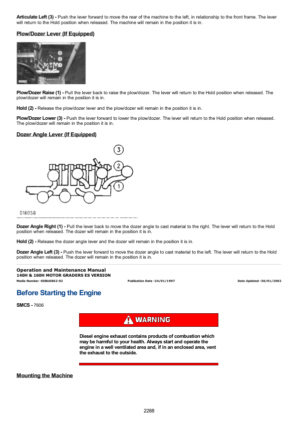 Caterpillar CAT 140H Motor Grader Service Repair Manual (8KM00001 and up)