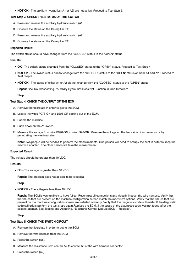 Caterpillar CAT 267 Multi Terrain Loader Service Repair Manual (CMP00001 and up) Workshop Guide