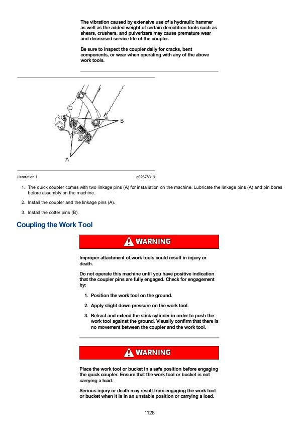 Caterpillar CAT 305C CR Mini Hydraulic Excavator Service Repair Manual (HWJ00001 and up)