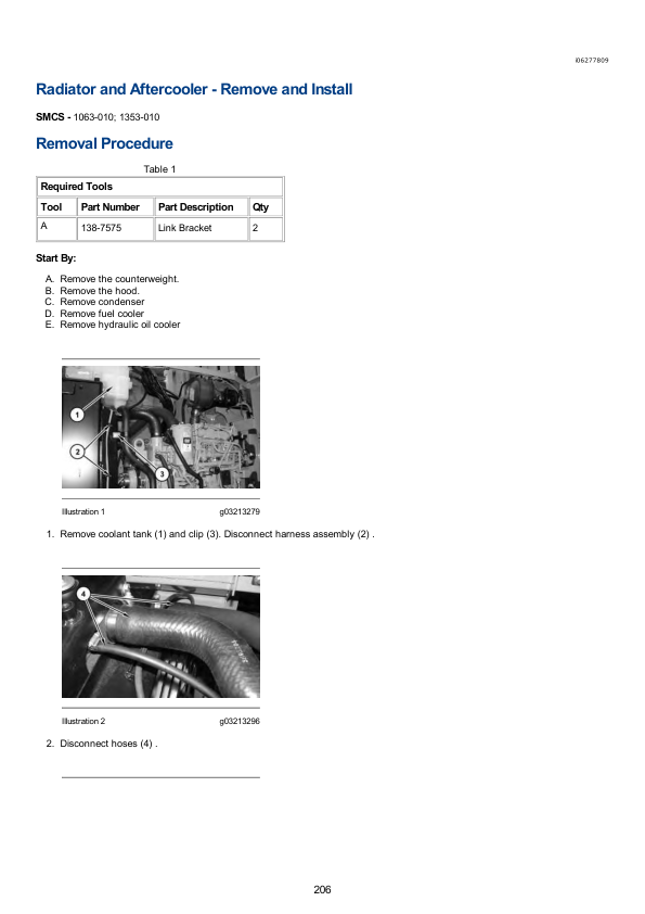 Caterpillar CAT 315F L, 315F LCR Excavator Service Repair Manual (TDY00001 and up)