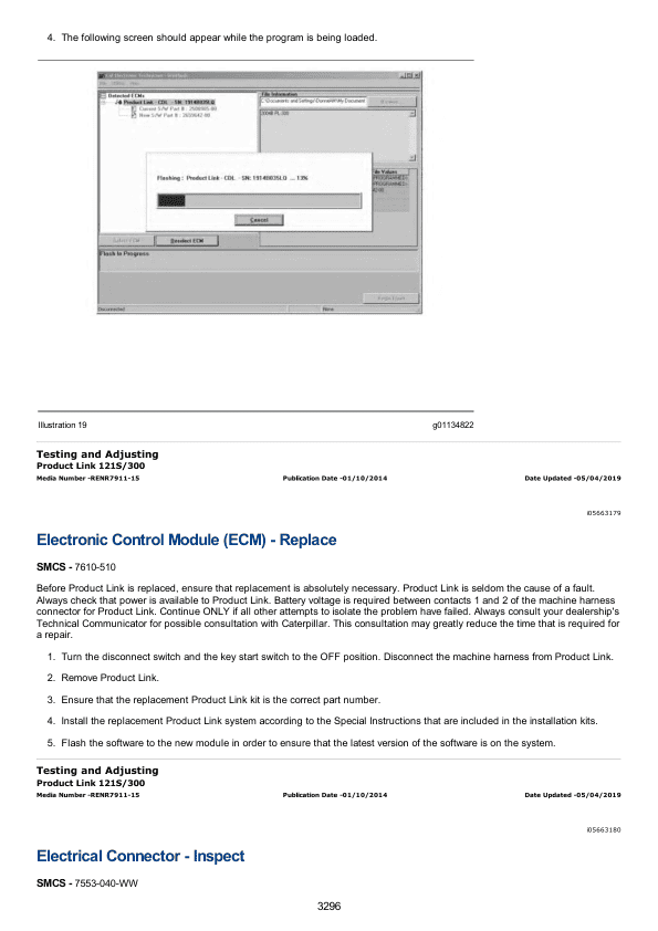 Caterpillar CAT 320C U, 320C LU, 320CLU Excavator Service Repair Manual (PAC00001 and up)