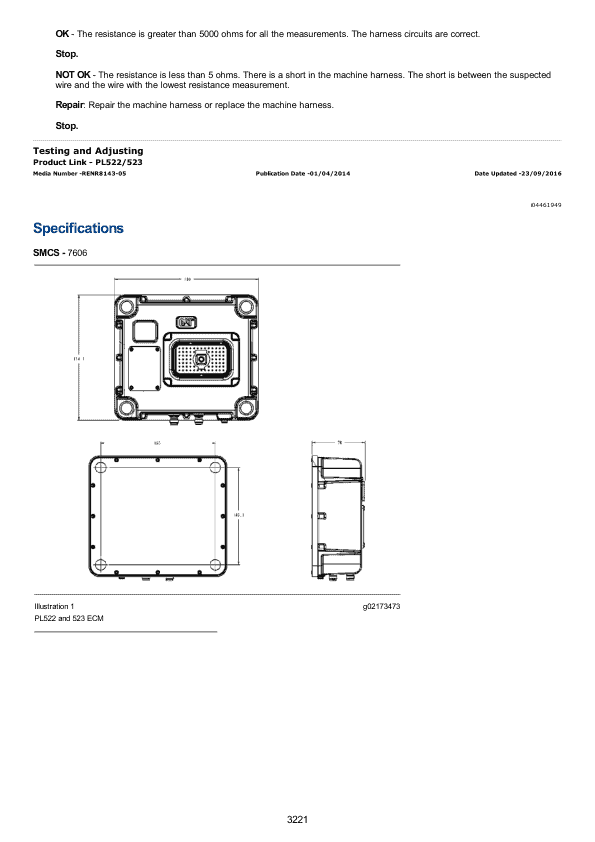 Caterpillar CAT 321C Excavator Service Repair Manual (KBB00001 and up)