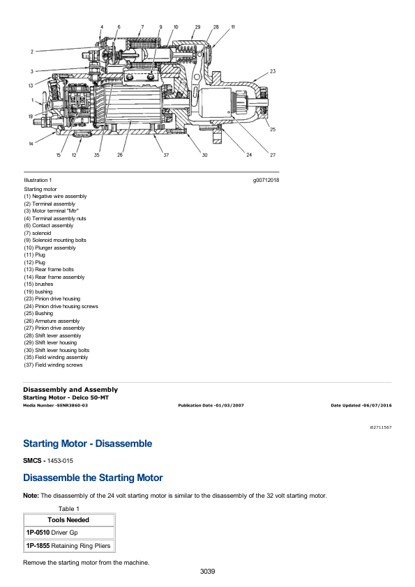 Caterpillar CAT 3306 Engine Machine Service Repair Manual (64Z00001 and up) Workshop Guide