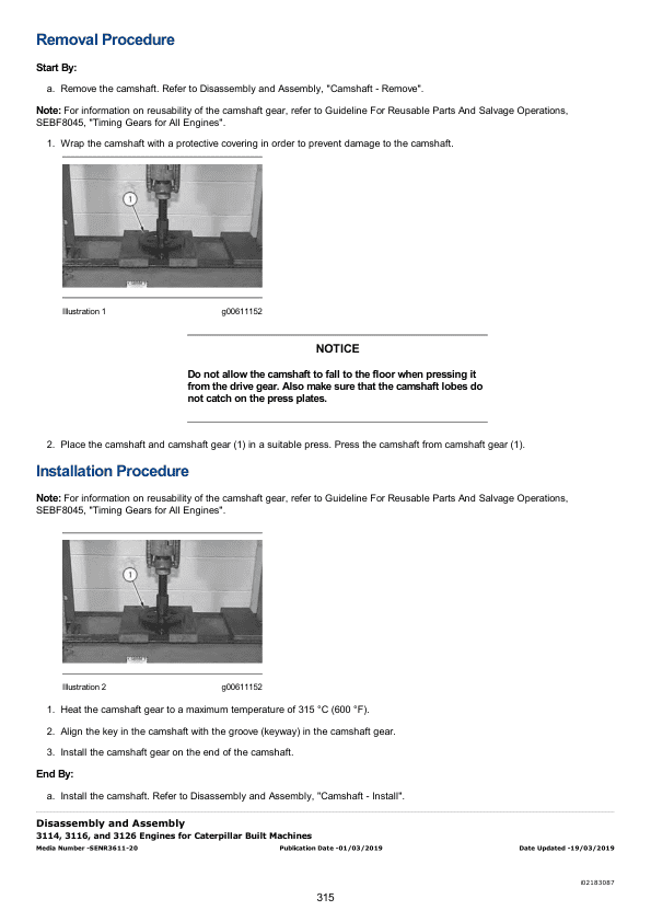 Caterpillar CAT 938F Wheel Loader Service Repair Manual (1KM00001 till 02508)