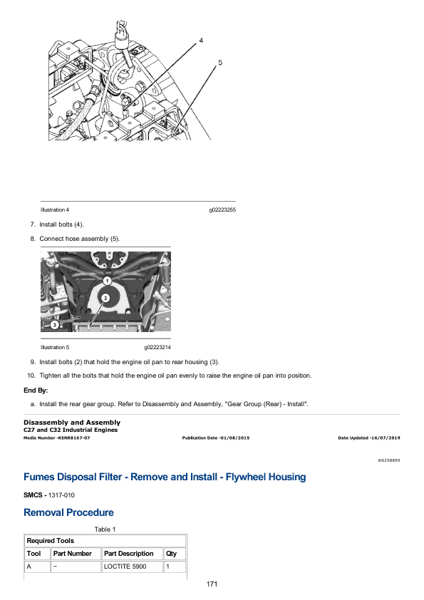 Caterpillar CAT C32 Engine Service Repair Manual (BT400001 and up)