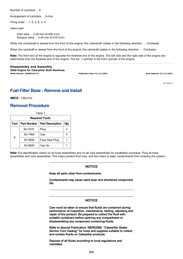 Caterpillar CAT CP-663E Vibratory Compactor Service Repair Manual (AFL00001 and up) Workshop Guide