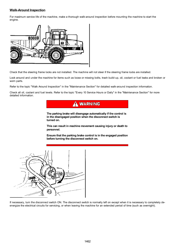 Caterpillar CAT D300D Articulated Dump Truck Service Repair Manual (5MG00001 and up) Workshop Guide