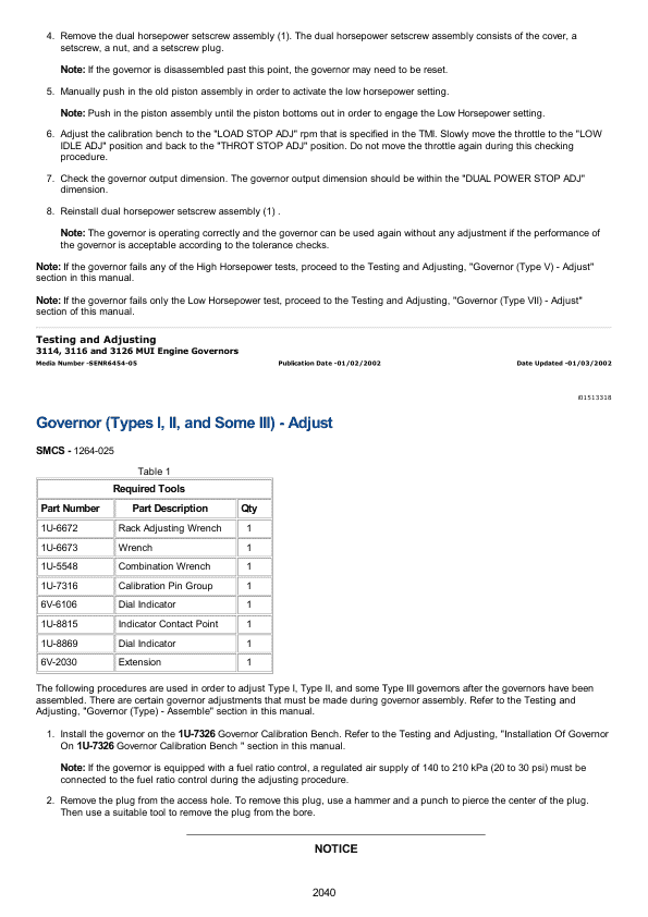 Caterpillar CAT D6M Track Type Tractor Service Repair Manual (4JN00001 and up)