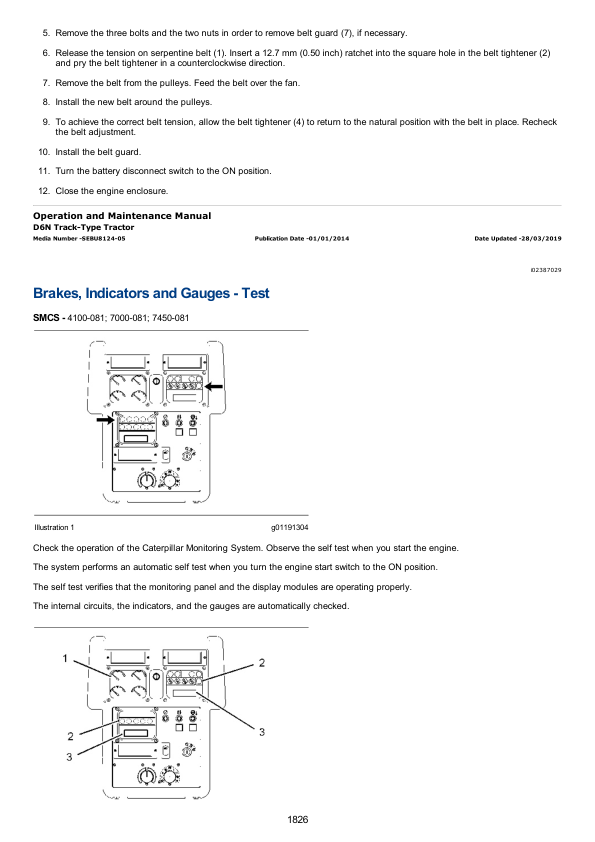 Caterpillar CAT D6N Track Type Tractor Service Repair Manual (DJY00001 and up)