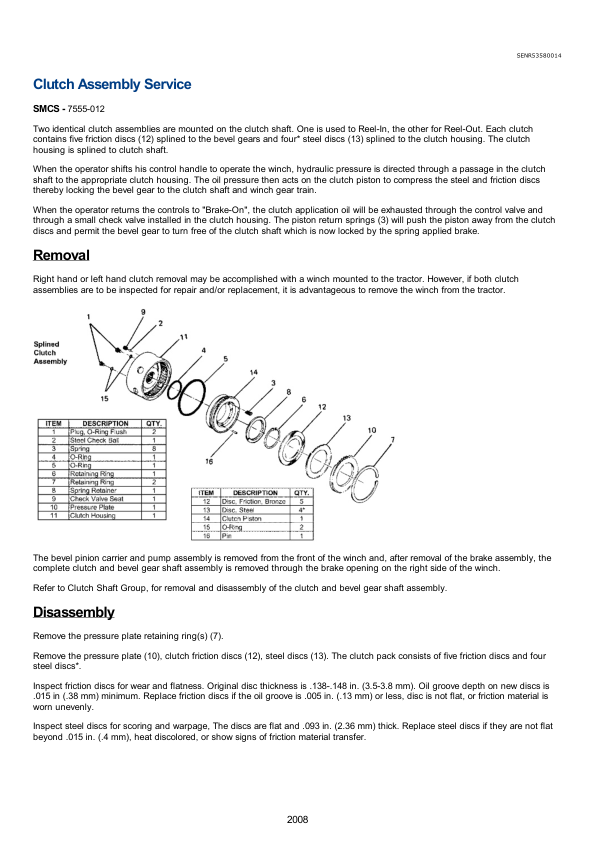Caterpillar CAT D7H Track Type Tractor Service Repair Manual (79Z00001 till 03999)