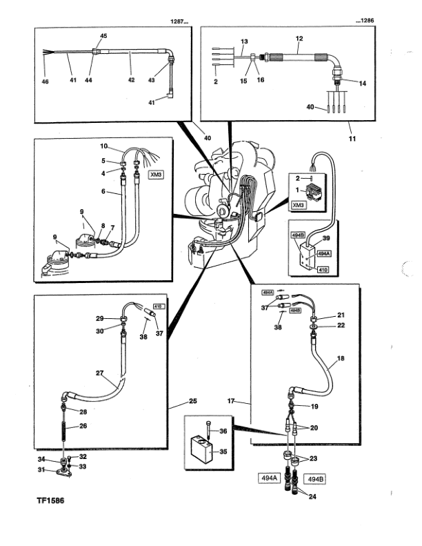 Timberjack 762C Harvesting Heads (SN 762C544 – 762C849) Parts Catalog Manual Workshop Guide