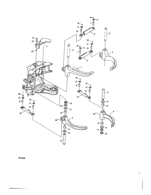 Timberjack 758 Harvesting Heads (SN 7580090–00FX0039) Parts Catalog Manual Workshop Guide