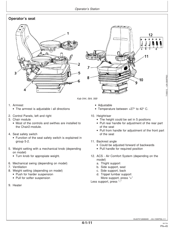 John Deere 1110D Forwarders Operator’s Manuals (F065859) Workshop Guide