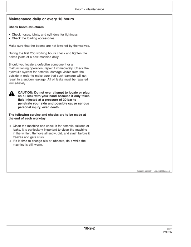 John Deere 1410D Forwarders Operator’s Manuals (F071825) Workshop Guide