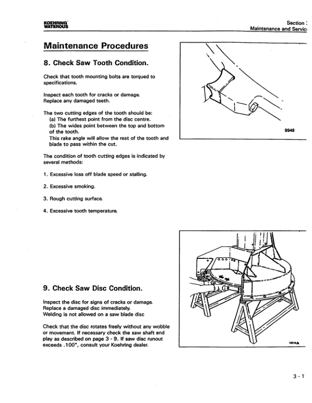 John Deere 18 INCH Stt Disc Saw Felling Heads Operator’s Manuals (F276730) Workshop Guide