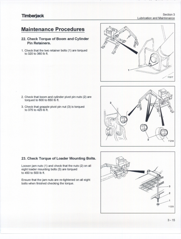 John Deere 330, 430 Knuckleboom Loader Operator’s Manuals (F276840) Workshop Guide
