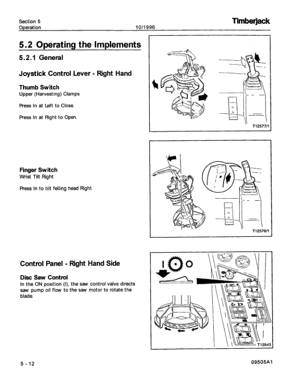John Deere 850, 950 Tracked Feller Bunchers Operator’s Manuals (F283586) Workshop Guide