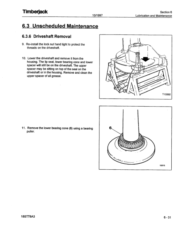 John Deere 18 INCH Stt Disc Saw Felling Heads Operator’s Manuals (F286567) Workshop Guide