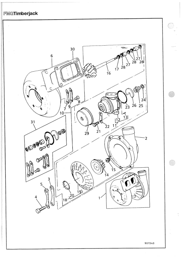 Timberjack 1210 Forwarders (SN –12100173) Parts Catalog Manual Workshop Guide