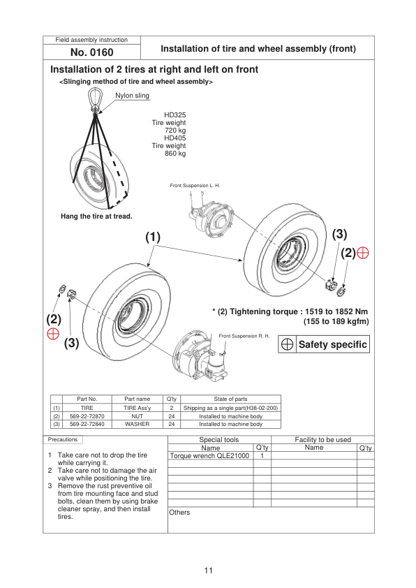 Komatsu HD325-8E0, HD405-8E0 Dump Truck Service Repair Manual Workshop Guide