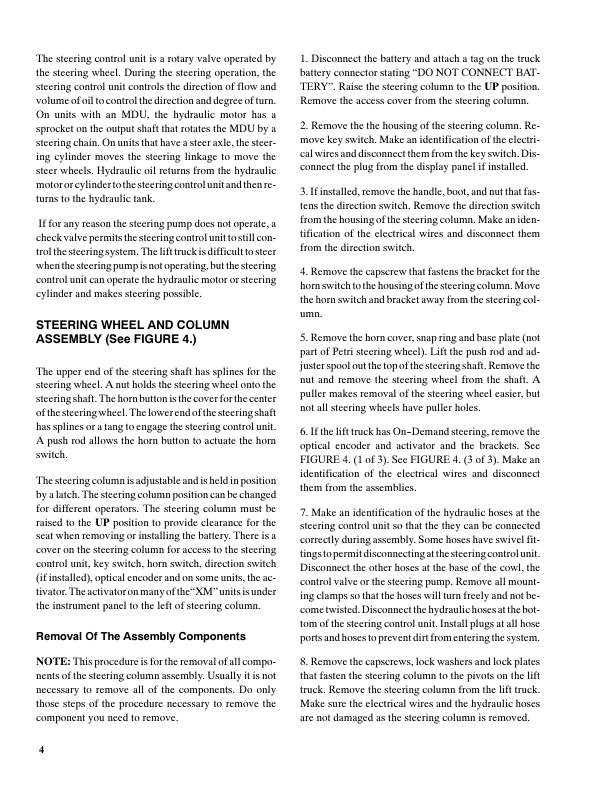 Hyster N30XMH Electric Forklift Truck C210 Series (SN. before C210V-1615) Repair Manual Workshop Guide