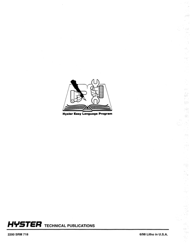 Hyster N30XMXDR, N45XMXR Electric ForkLift Truck A264 Series Repair Manual Workshop Guide