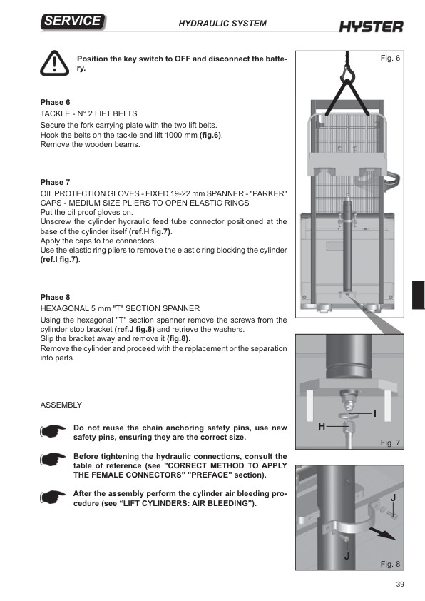 Hyster S1.0, S1.2 Electric Pedestrian Stacker C441 Series Repair Manual Workshop Guide