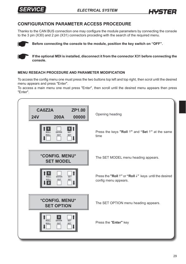 Hyster S1.4, S1.4I.L, S1.6, S1.6I.L Stacker C456 Series Repair Manual Workshop Guide