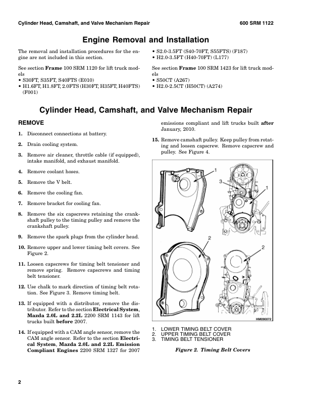 Hyster S50CT Diesel & LPG Forklift Truck A267 Series Repair Manual (USA) Workshop Guide